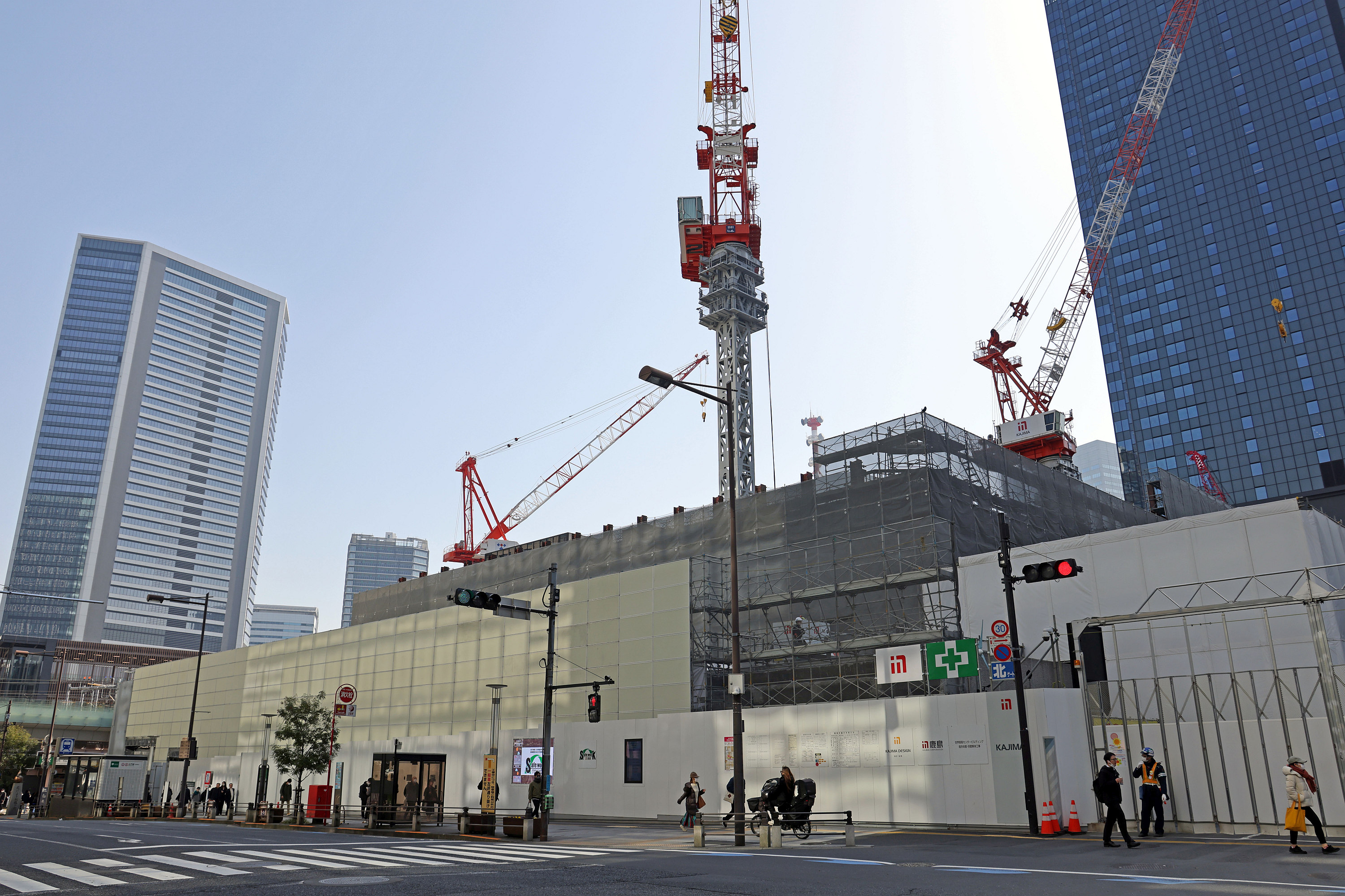 残り数フロア！地上40階、高さ162.59m「世界貿易センター