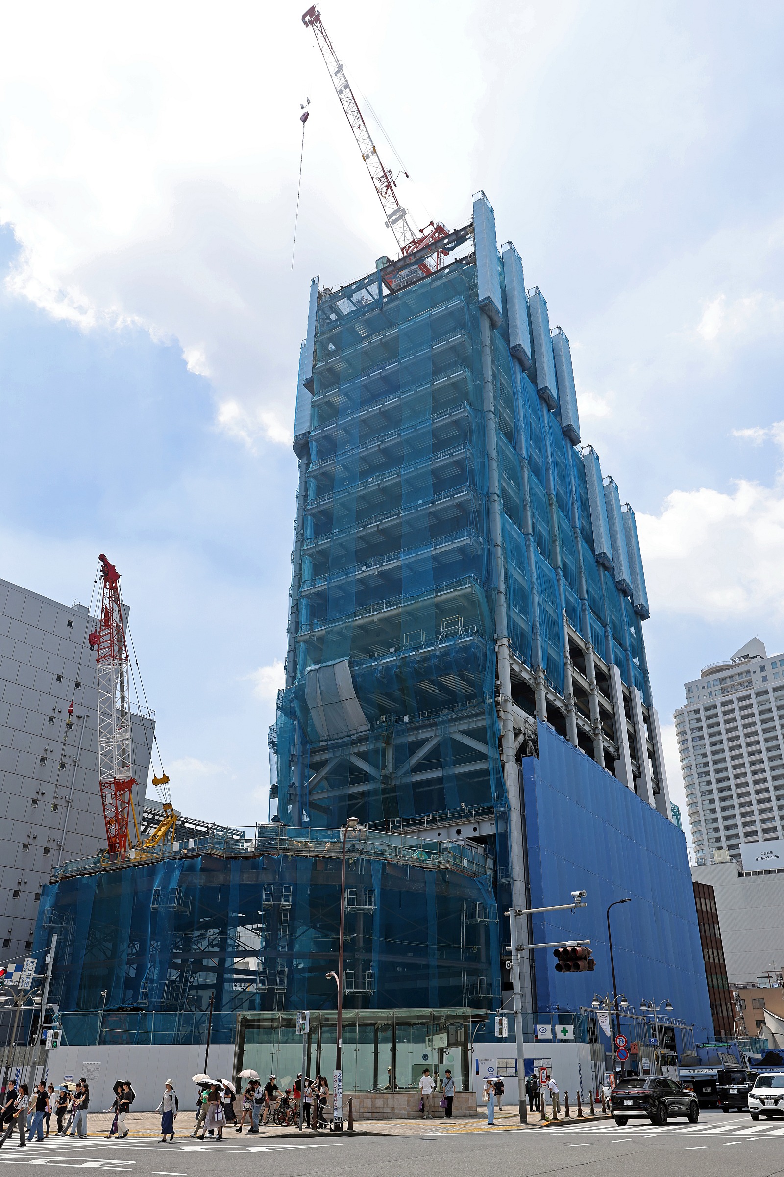 池袋マルイ跡地の27階、高さ140m「IT TOWER TOKYO」の建設状況
