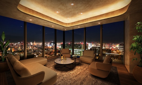 ブランズタワー大崎 スカイラウンジ完成予想CG