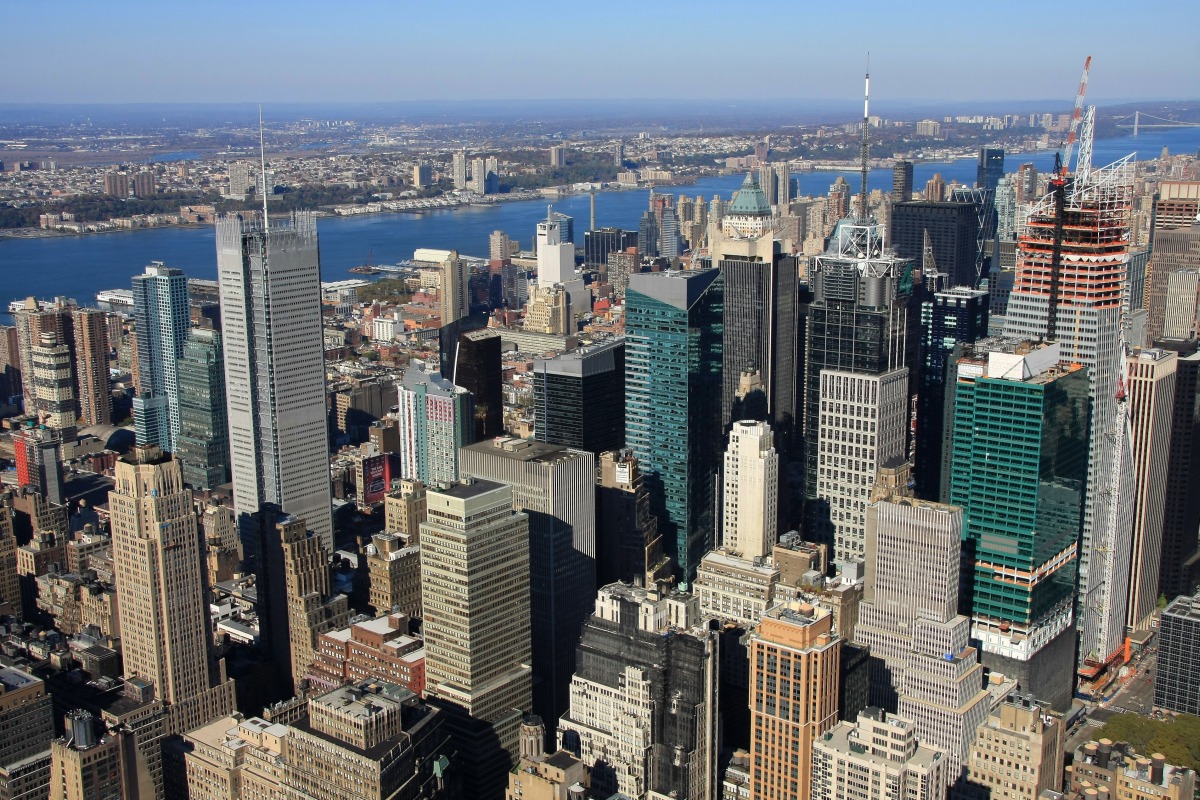 ニューヨークとニュージャージー 超高層マンション 超高層ビル