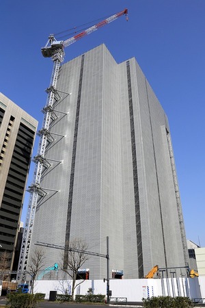 三菱東京UFJ銀行大手町ビルの解体工事