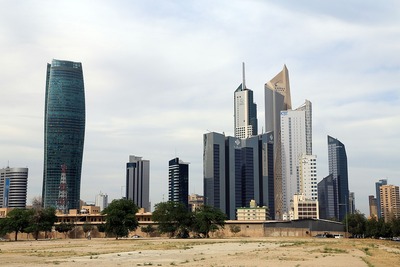 クウェートの超高層ビル群