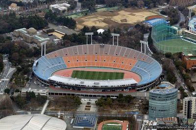 国立競技場の空撮