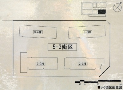 晴海五丁目西地区 第5-3街区配置図