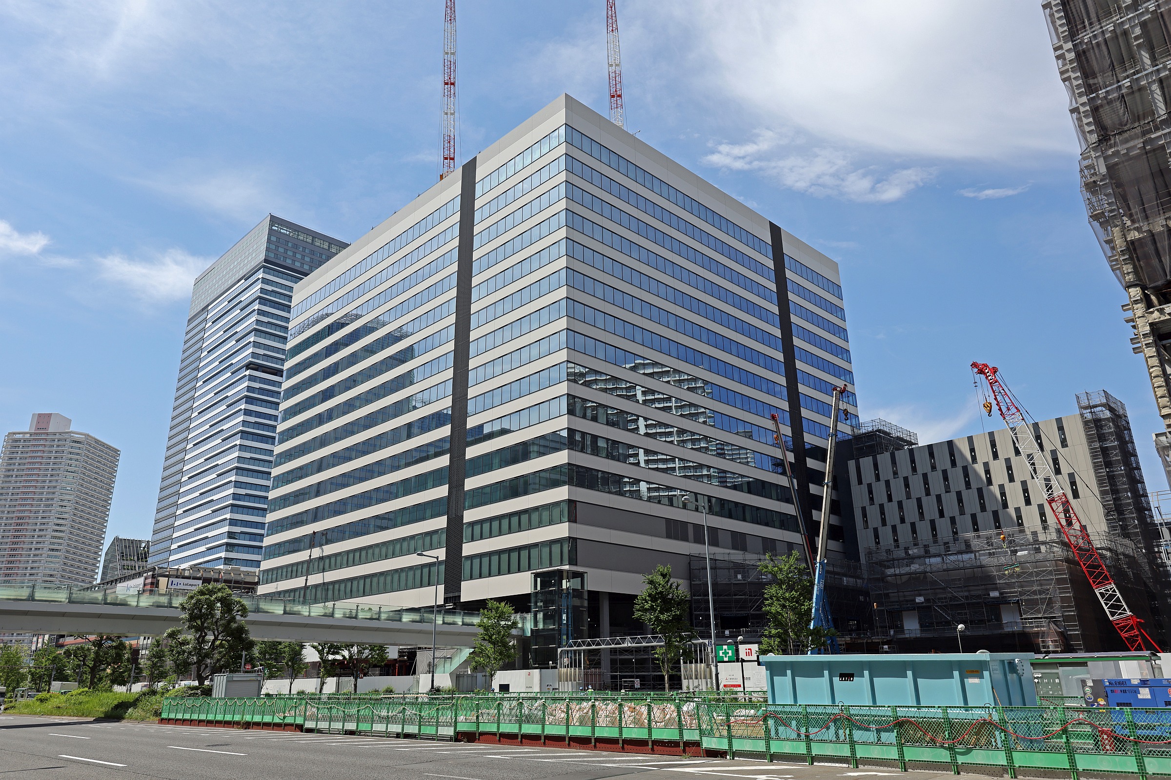 地上18階、高さ97.965m「(仮称)豊洲4-2街区開発計画」の建設状況 地上18階、高さ97.965m「(仮称)豊洲4-2街区開発計画」の建設状況