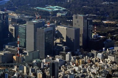 大手町地区(B-2街区)の空撮