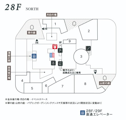 ニュウマン高輪　ルフトバウム 28階平面図