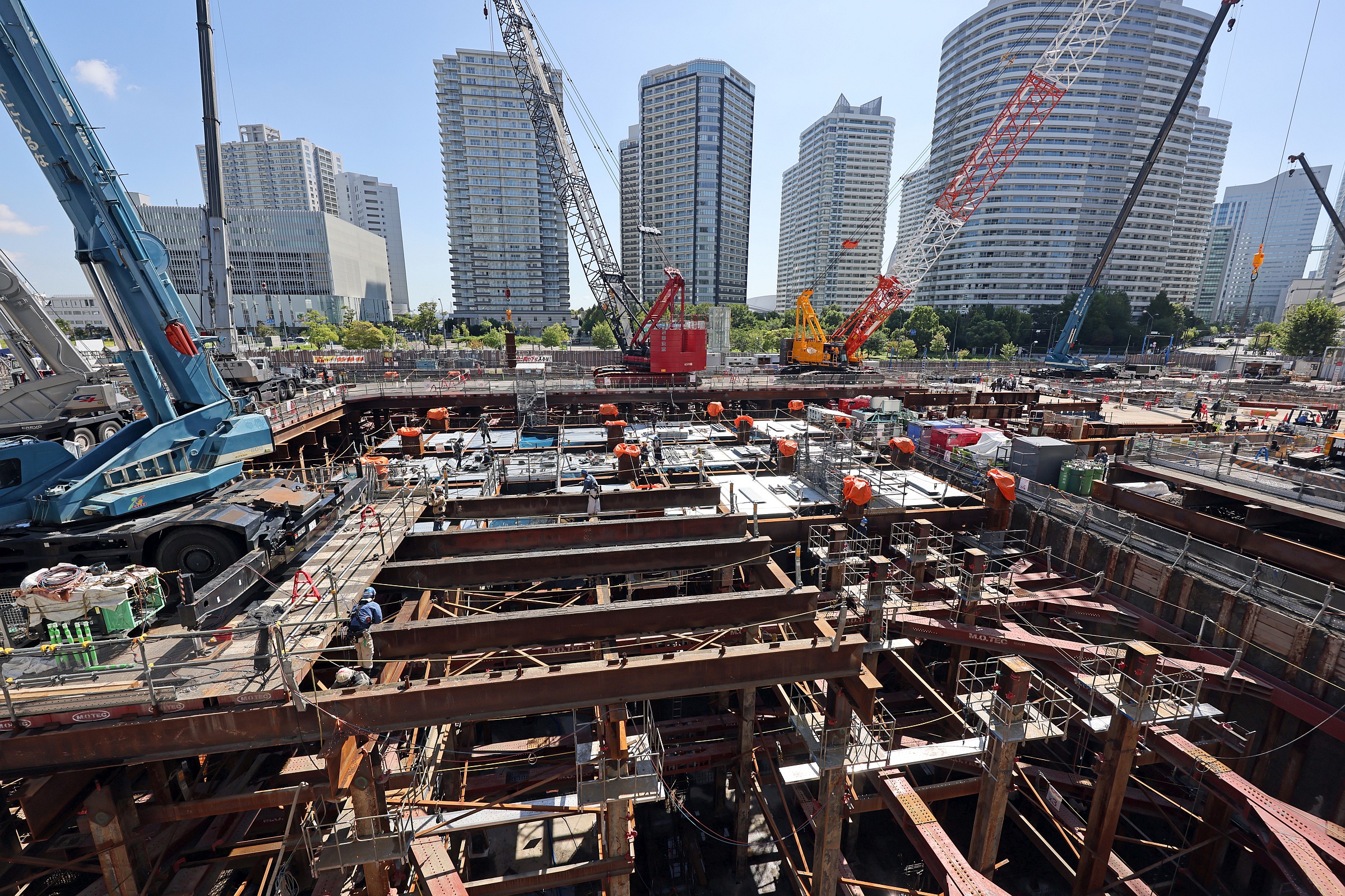 高さ約180m「みなとみらい21中央地区52街区開発事業計画」の建設