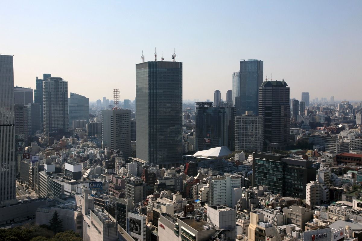 赤プリから見下ろす赤坂見附の交差点 超高層マンション 超高層ビル 赤プリから見下ろす赤坂見附の交差点 超高層マンション 超高層ビル