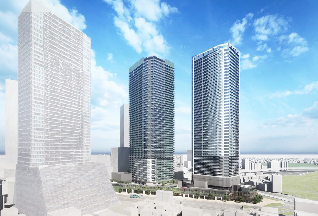 高さ190m 1mツイン 南池袋二丁目c地区第一種市街地再開発事業 の既存建物解体状況 住友不動産 野村不動産 都市再生機構によるタワマンです 21 11 17 超高層マンション 超高層ビル