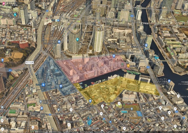 品川駅南地区(品川浦周辺地区) 位置図