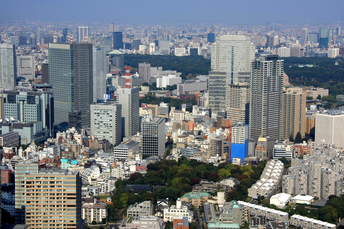 六本木ヒルズから東京ミッドタウン方面 超高層マンション 超高層ビル