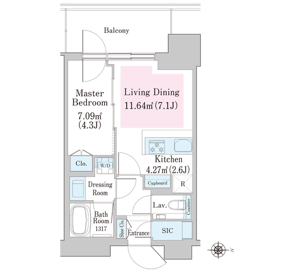 大崎ステーションレジデンス 2702号室