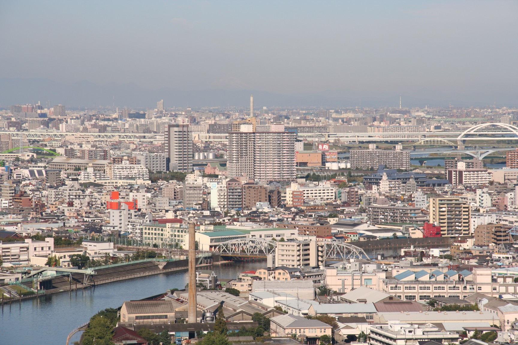 池袋から川口までの眺め 超高層マンション 超高層ビル