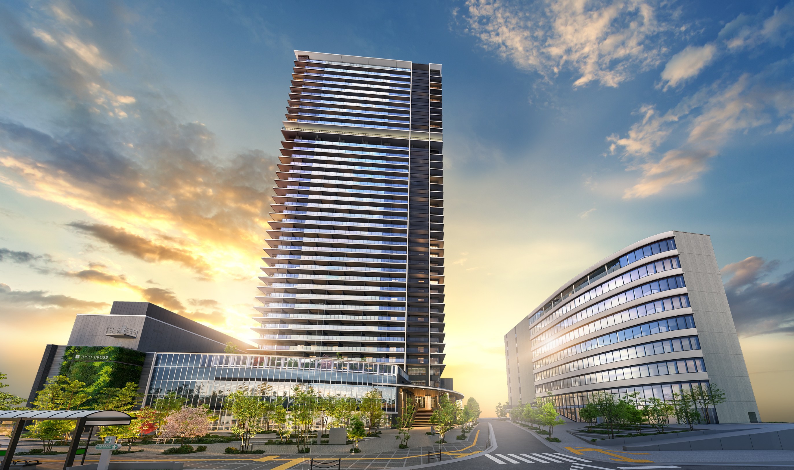 地上39階、高さ142.99m「ジオタワー大阪十三」の建設状況!1基目 地上39階、高さ142.99m「ジオタワー大阪十三」の建設状況!1基目