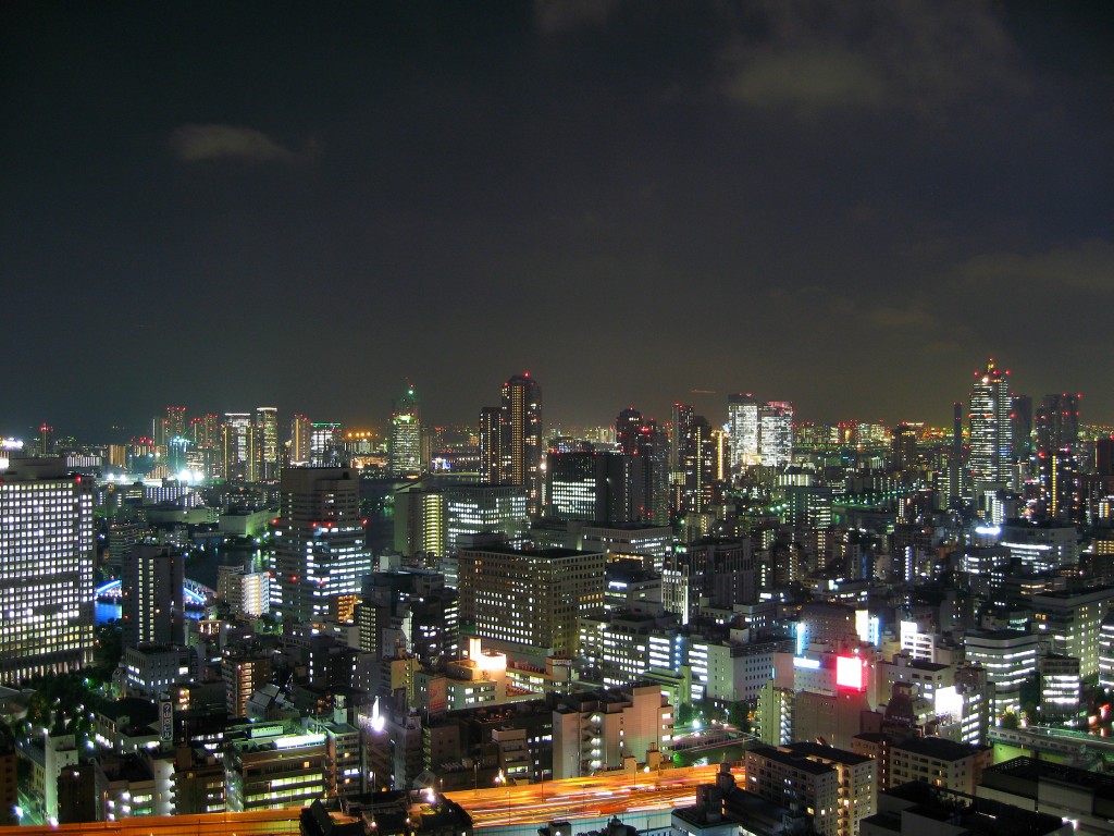 リガーレ日本橋人形町 夜景編その2 超高層マンション 超高層ビル