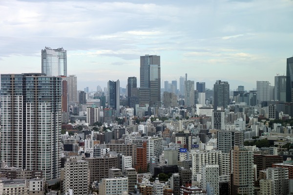 ニュウマン高輪 LUFTBAUM 翠の庭からの眺め