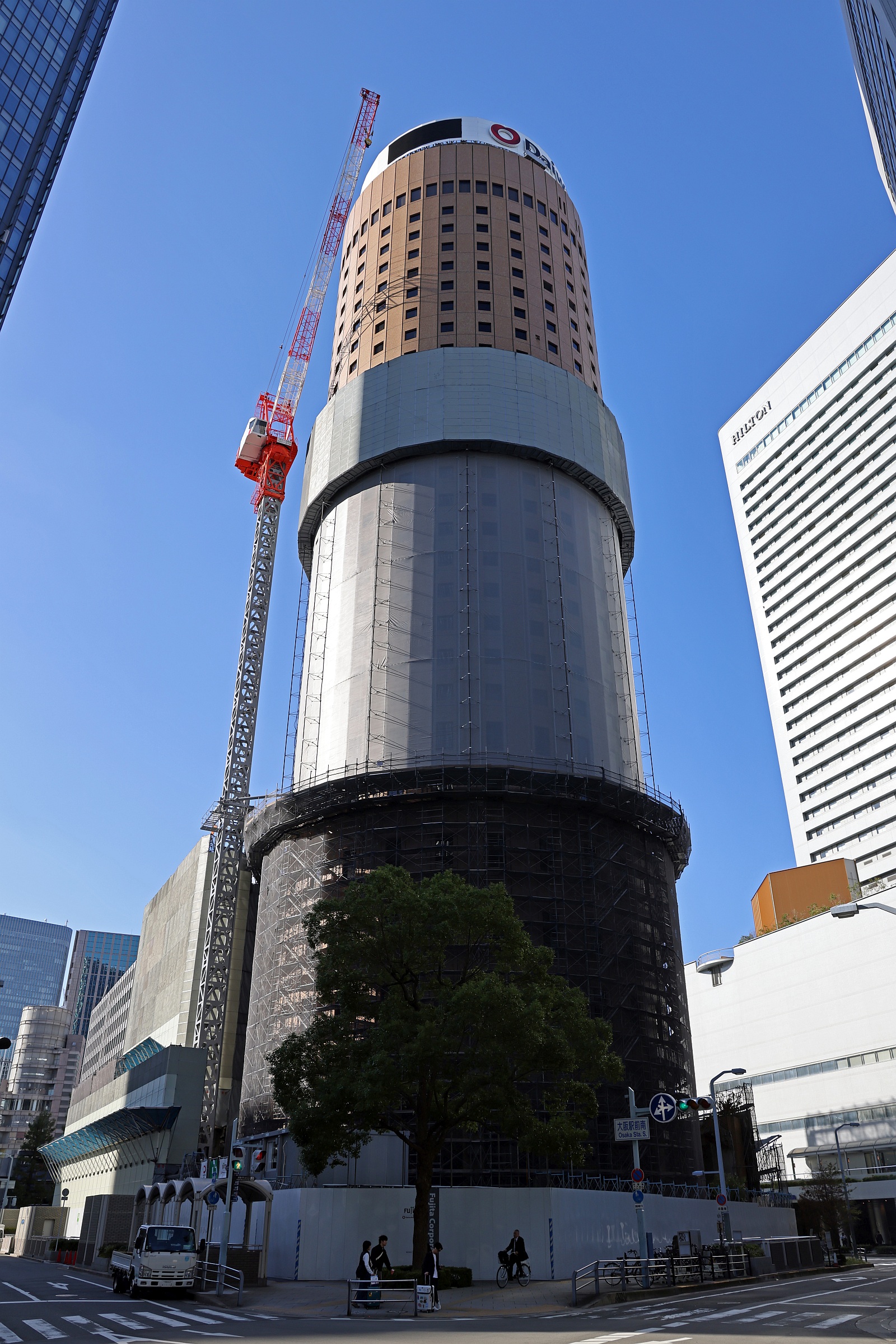 ★大阪梅田★大阪丸ビル★新築オープン★航空写真★ポジフィルム★生写真★希少！ 2030年竣工予定の梅田「大阪マルビル」建替えプロジェクト。設計