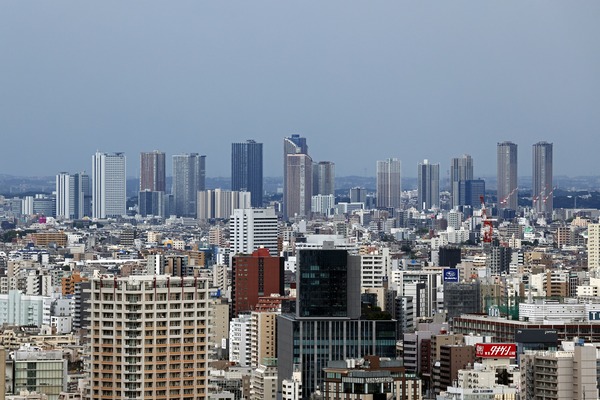 ニュウマン高輪 LUFTBAUM 翠の庭からの眺め