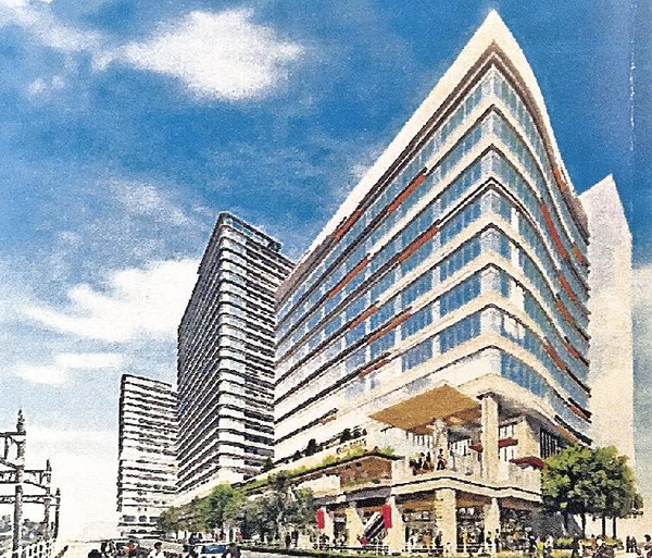 囲町東地区第一種市街地再開発事業 1階中野駅前広場側商業イメージ
