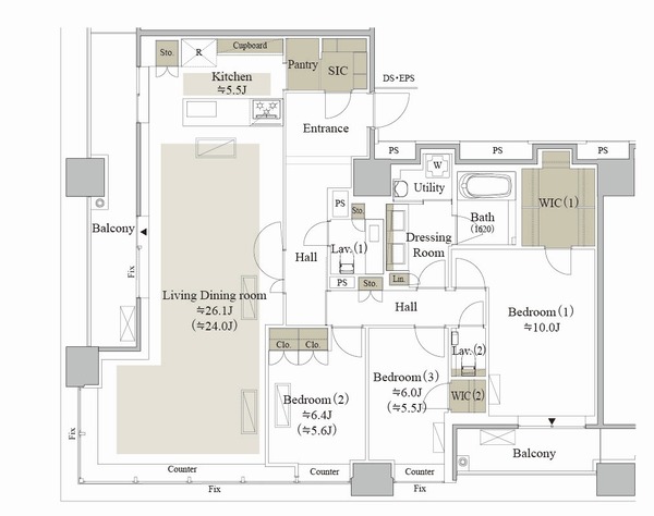 �ܹ�MARC�쥸�ǥ󥹥�� Q type 3LDK