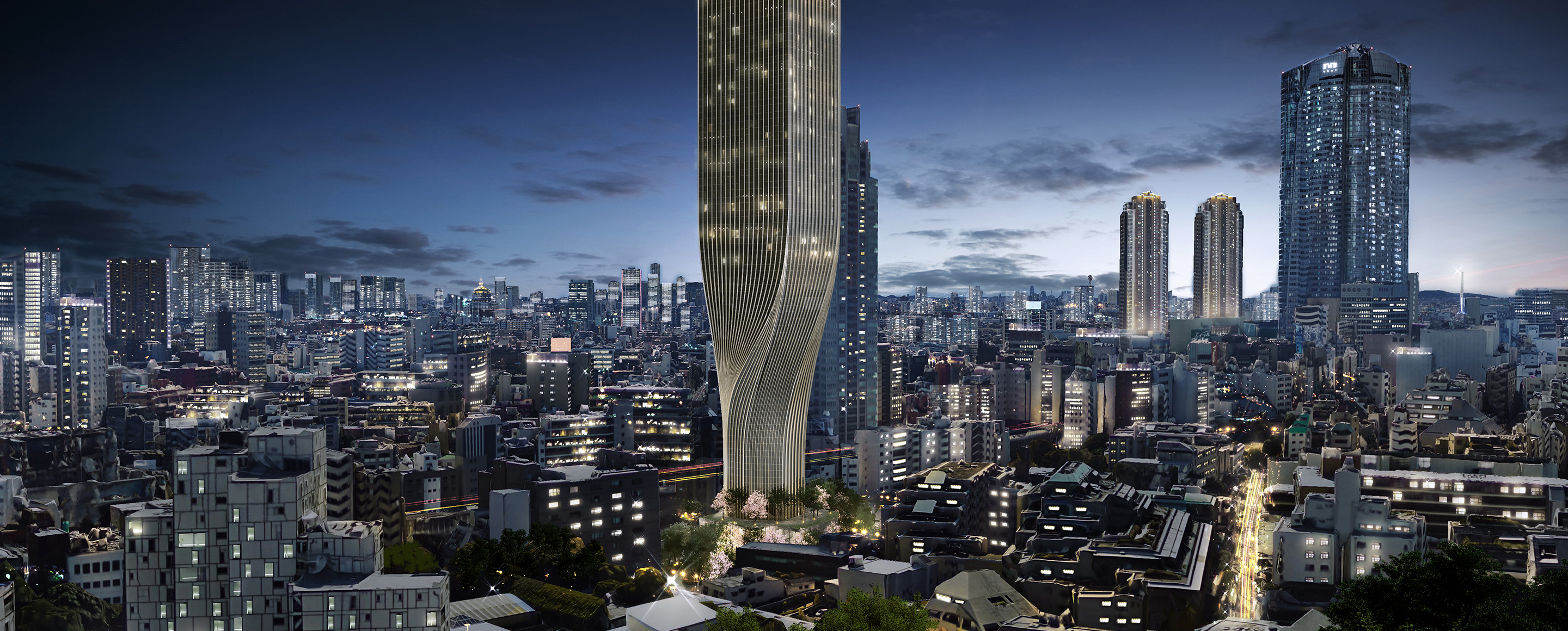 六本木4丁目の湖雲寺跡地に建設予定のホテル ランガム は衝撃的なデザインになる 超高層マンション 超高層ビル