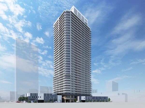JR久留米駅前第二街区第一種市街地再開発事業 完成予想図