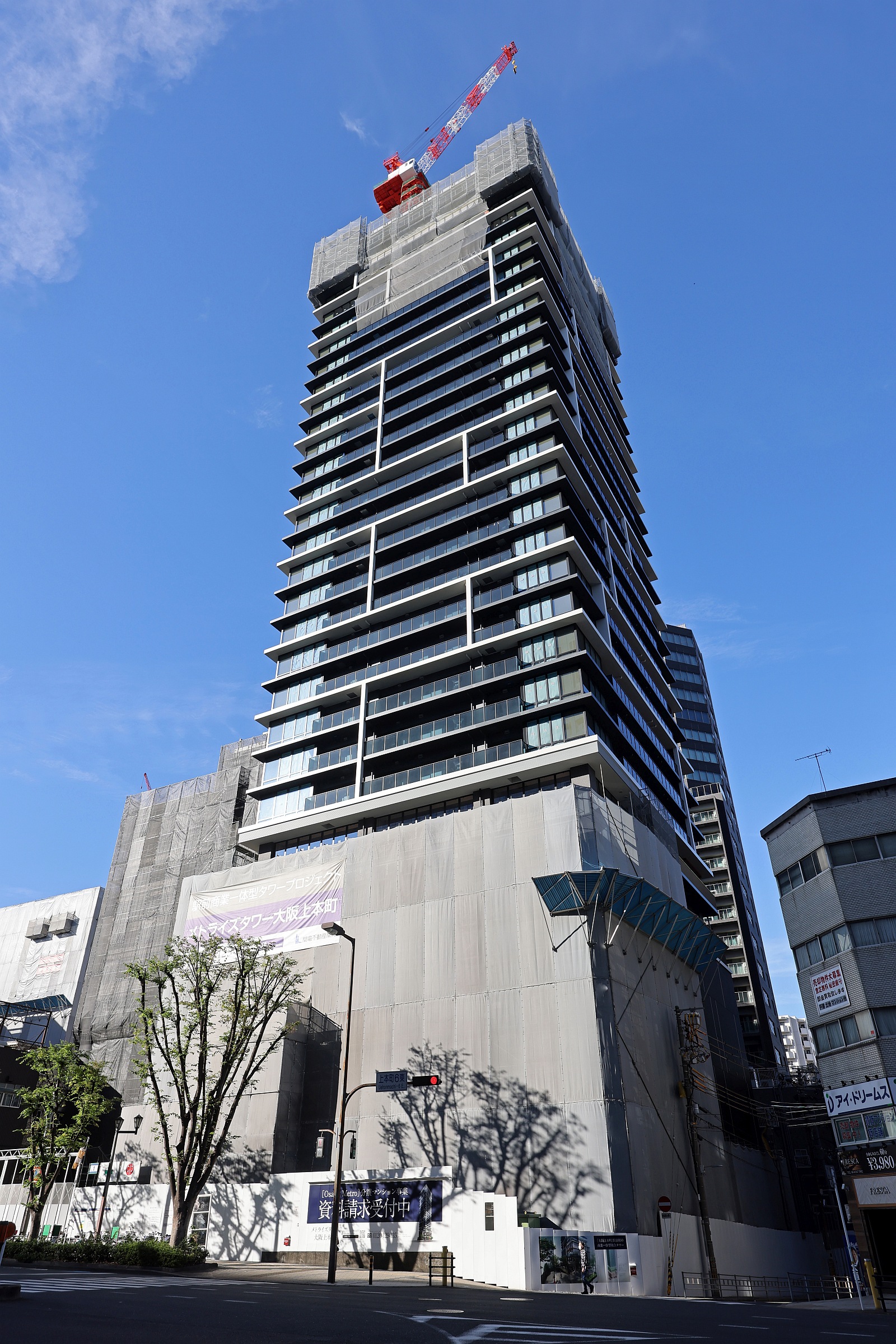 地上29階、高さ99.98m「メトライズタワー大阪上本町」の建設状況！大阪