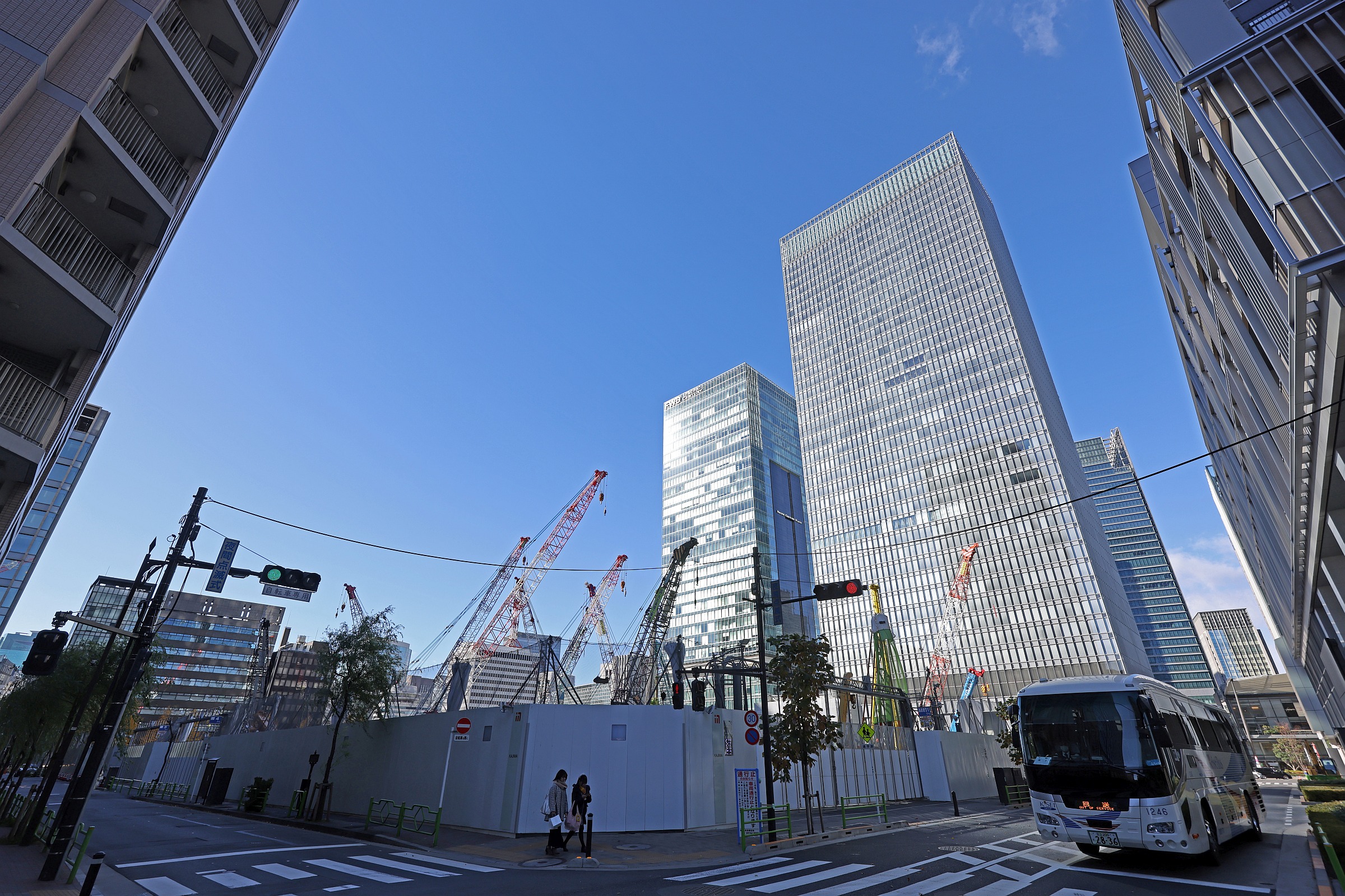 八重洲二丁目中地区第一種市街地再開発事業の建設状況！八重洲