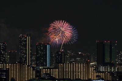 お台場レインボー花火2014