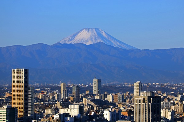 東京タワーから見た初富士