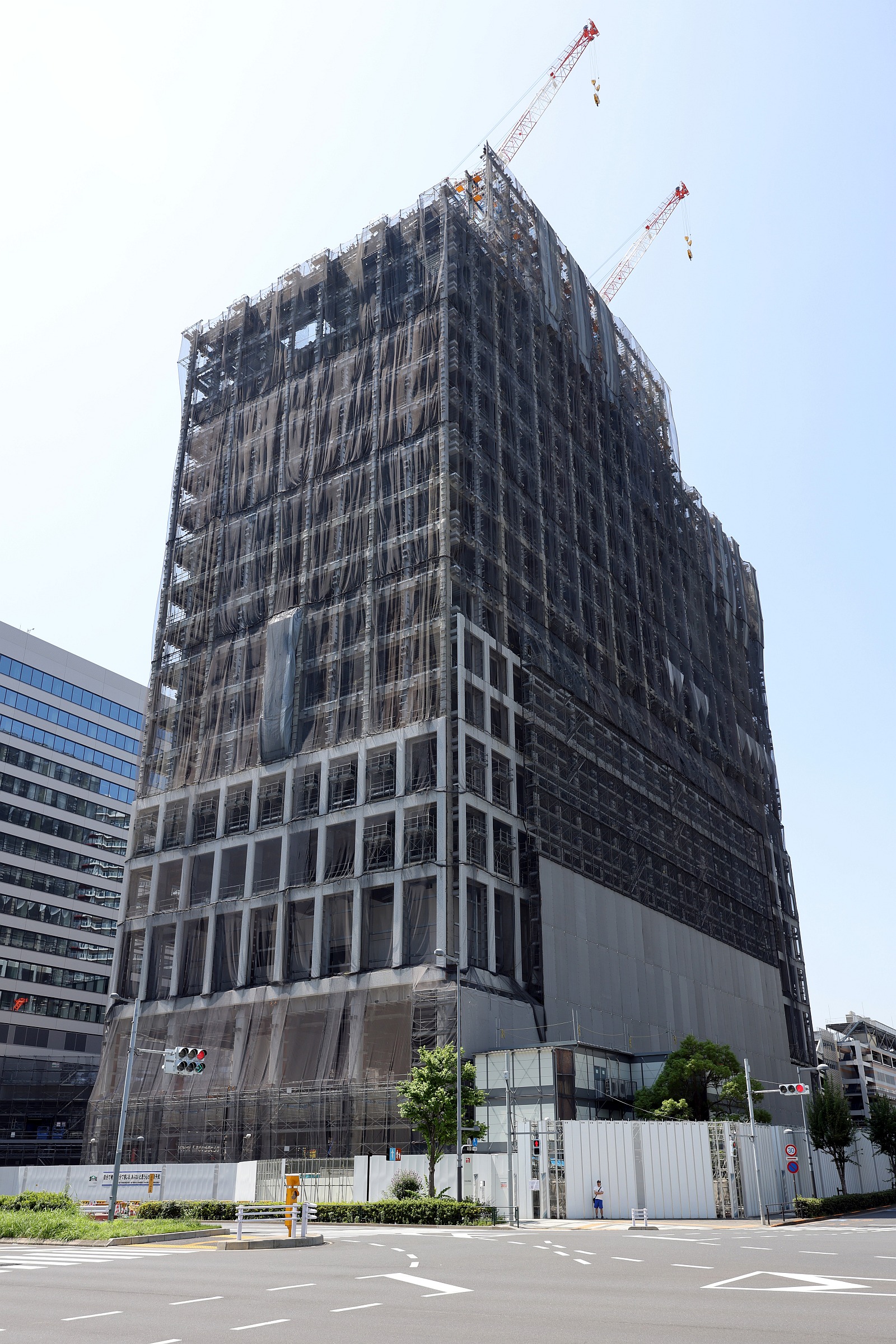 地上18階、高さ97.965m「(仮称)豊洲4-2街区開発計画」の建設状況 地上18階、高さ97.965m「(仮称)豊洲4-2街区開発計画」の建設状況