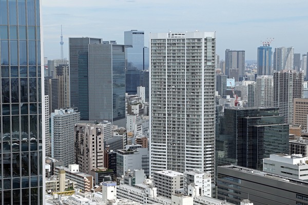 ニュウマン高輪 LUFTBAUM 山吹の庭からの眺め