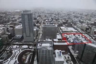 JRタワーから北口方面の眺め