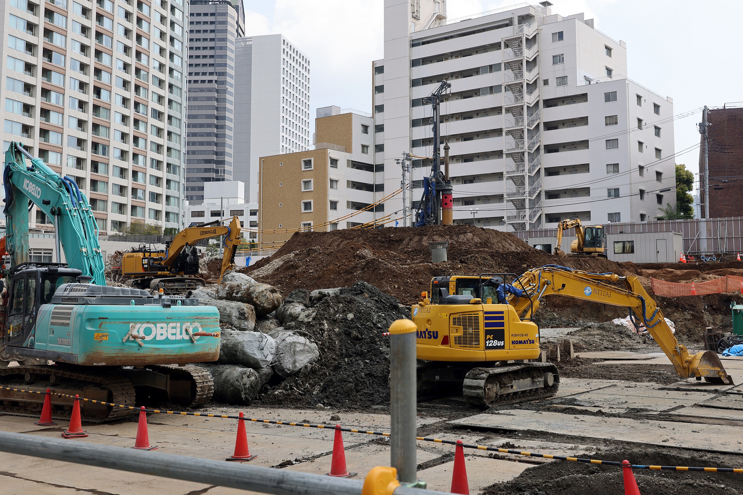 地上46階「赤坂七丁目2番地区第一種市街地再開発事業」の既存