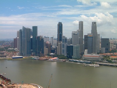 シンガポールの摩天楼