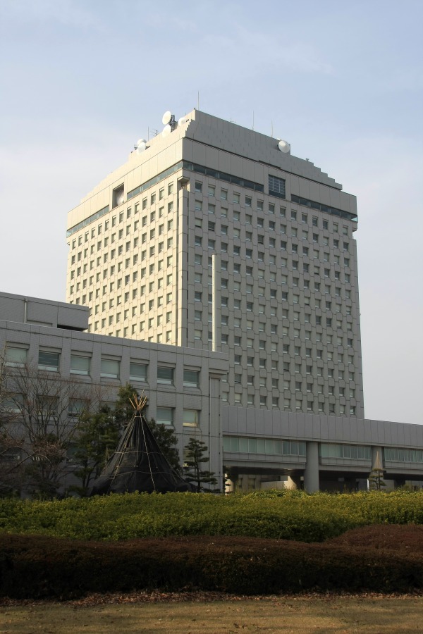 新潟県庁からの眺め 超高層マンション 超高層ビル