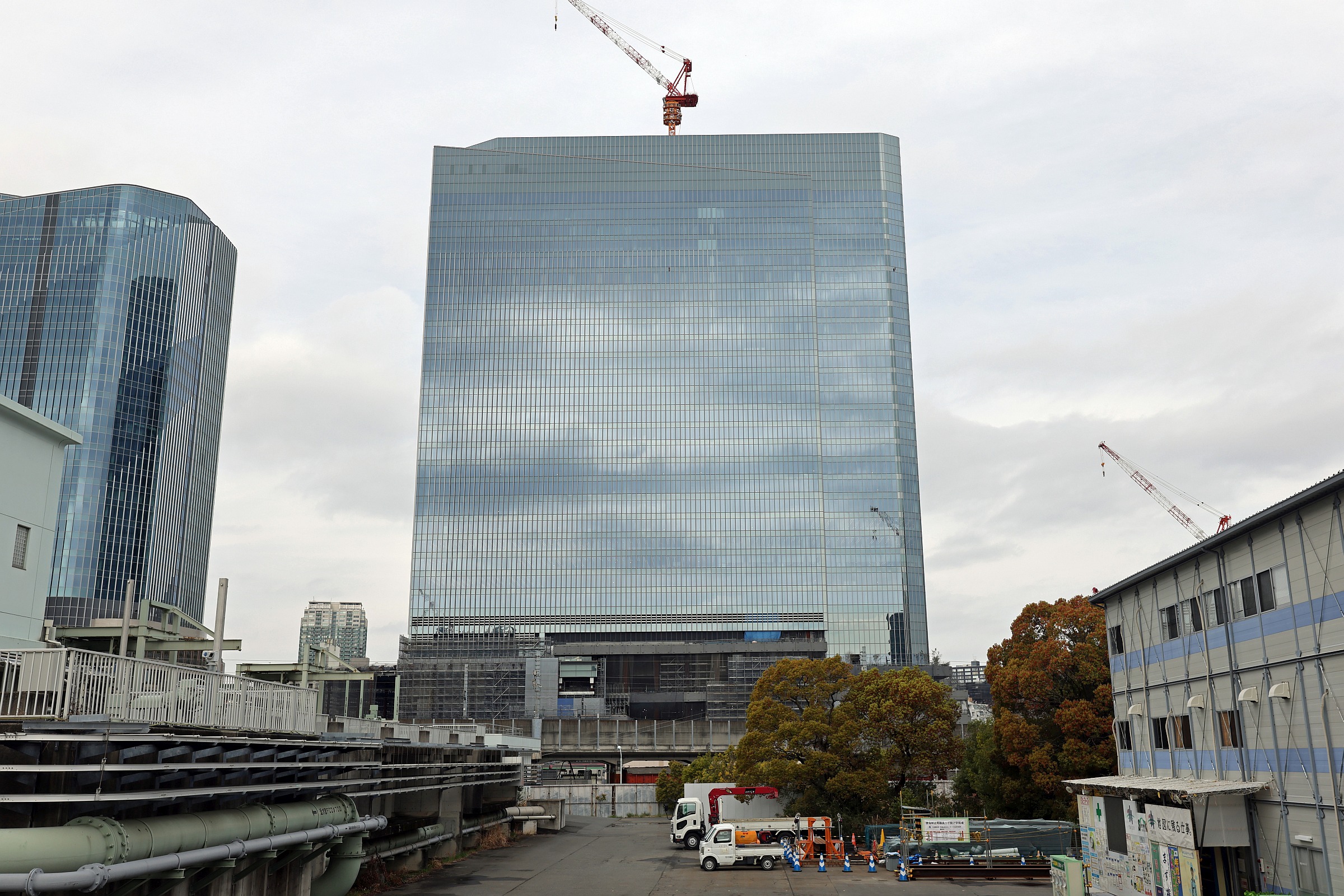 高さ166.86m「THE LINKPILLAR 2（ザ リンクピラー ツー）」の建設状況