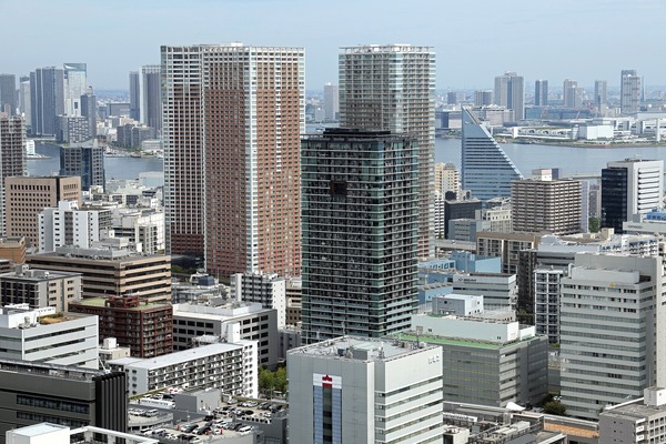 ニュウマン高輪 LUFTBAUM 山吹の庭からの眺め