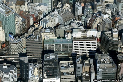 渋谷南平台街区の計画地の空撮