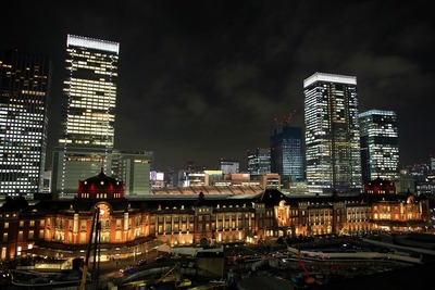 東京ステーションホテル開業100周年記念 東京駅丸の内駅舎特別ライトアップ