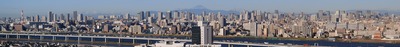 東京都心のパノラマ超高層ビル群