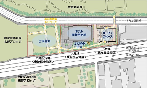 法円坂北特定街区 全体配置図