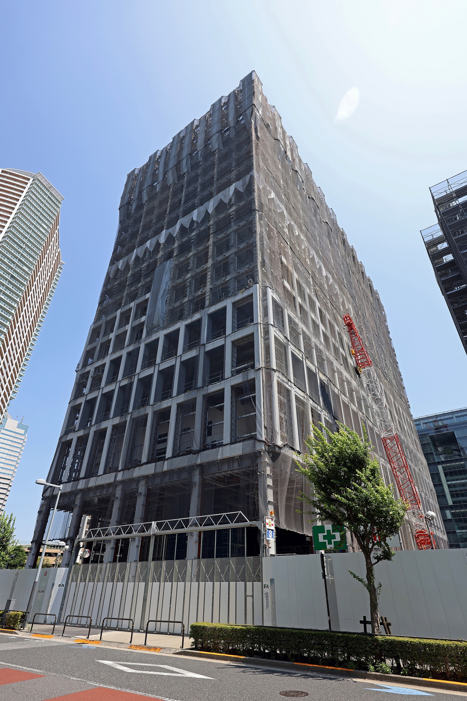 地上18階、高さ97.965m「(仮称)豊洲4-2街区開発計画」の建設状況 地上18階、高さ97.965m「(仮称)豊洲4-2街区開発計画」の建設状況
