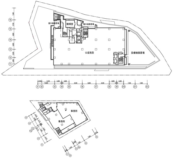 石神井公園駅南口西地区第一種市街地再開発事業 3階平面図