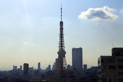 アクティ汐留から見た東京タワー