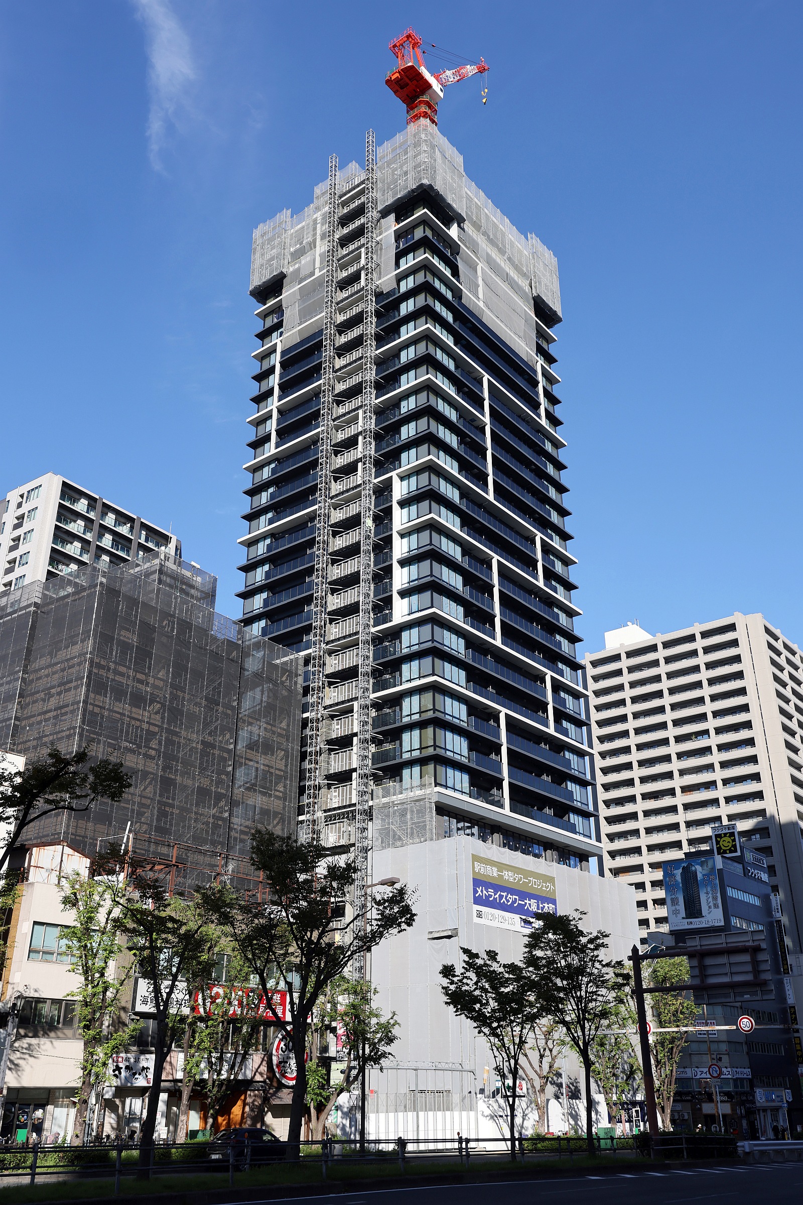 地上29階、高さ99.98m「メトライズタワー大阪上本町」の建設状況！大阪