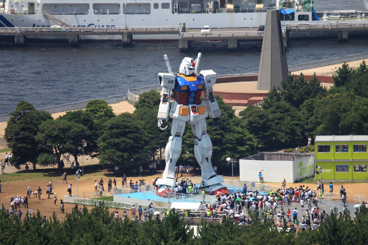 お台場ガンダム 超高層マンション 超高層ビル