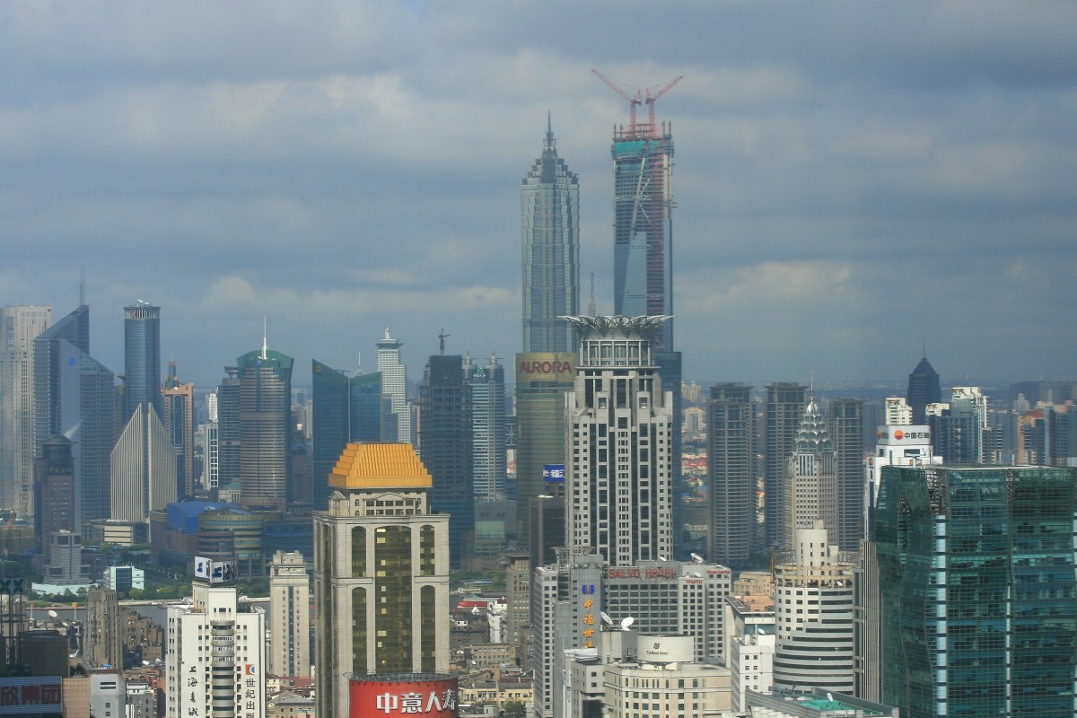 上海環球金融中心とジンマオタワー 超高層マンション 超高層ビル