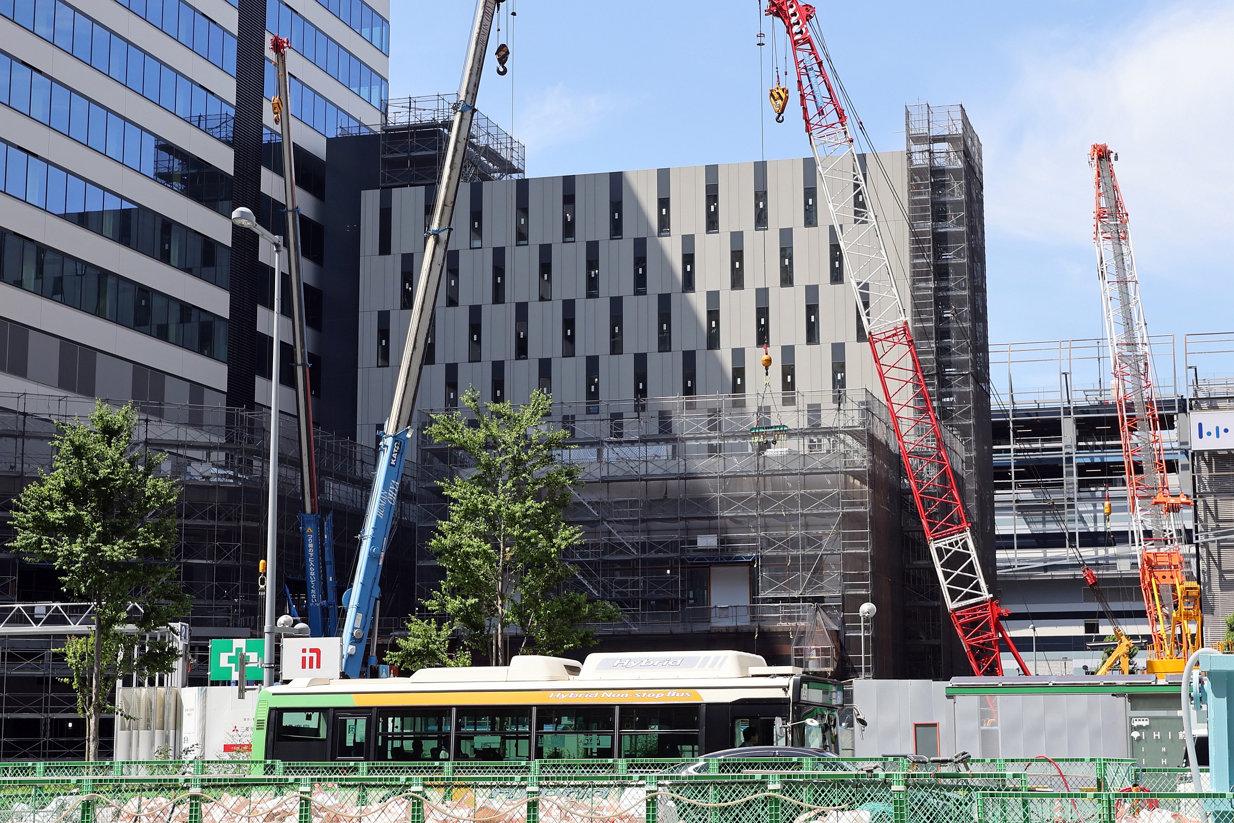 地上18階、高さ97.965m「(仮称)豊洲4-2街区開発計画」の建設状況 地上18階、高さ97.965m「(仮称)豊洲4-2街区開発計画」の建設状況